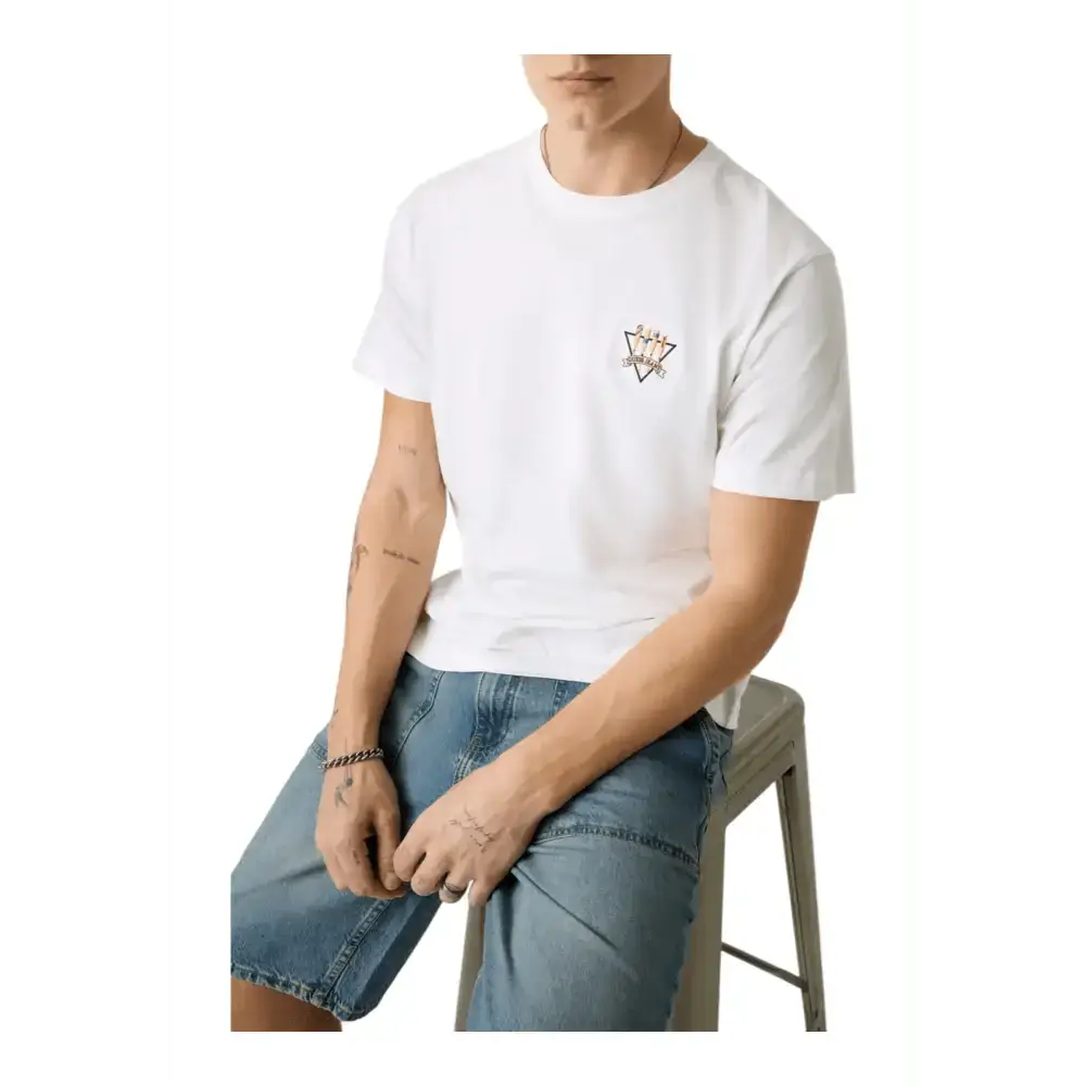 T-shirt con logo stampato Uomo Guess Jeans - Follower SRL