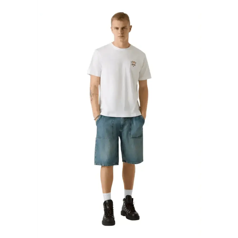 T-shirt con logo stampato Uomo Guess Jeans - Follower SRL