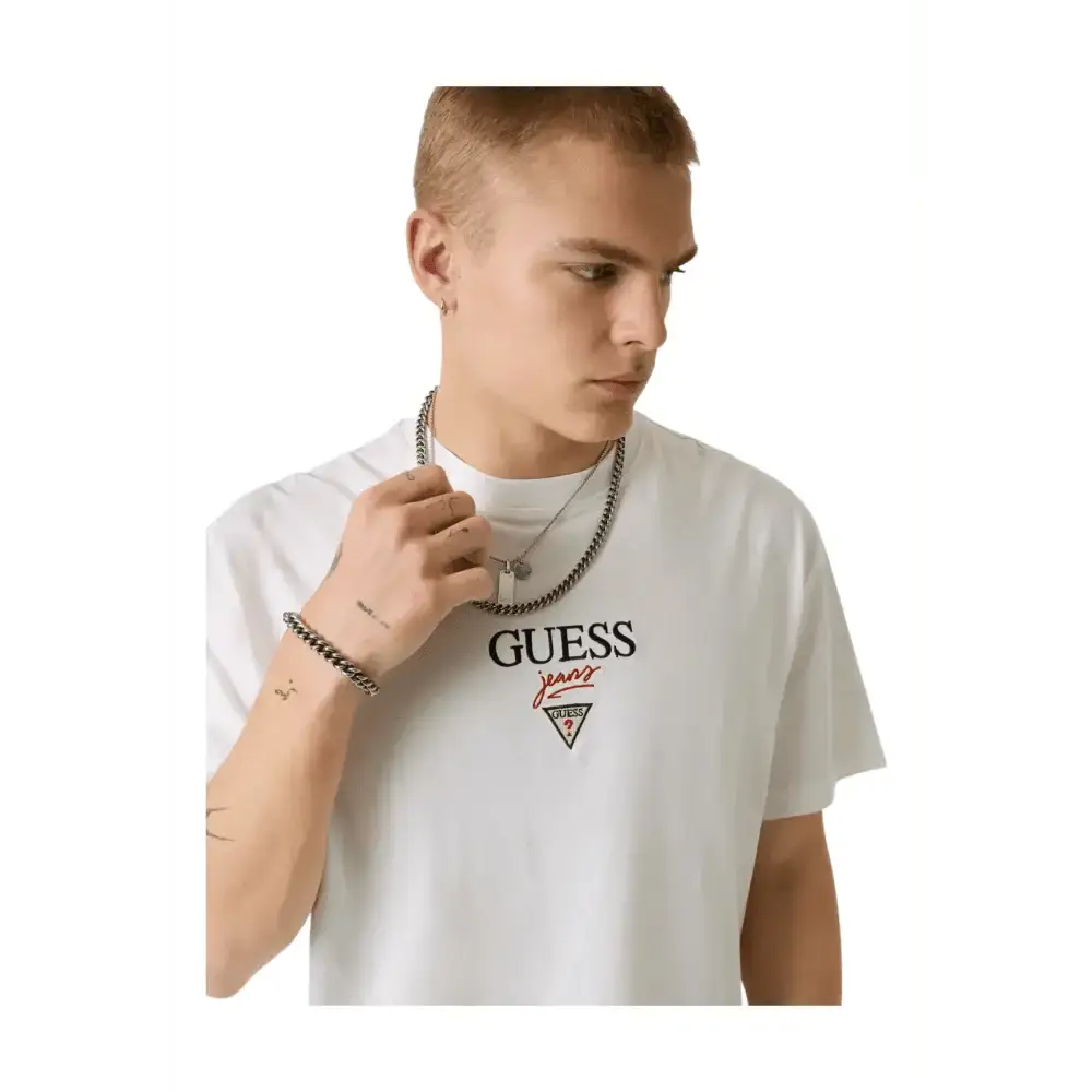 T-shirt con logo stampato Uomo Guess Jeans - Follower SRL