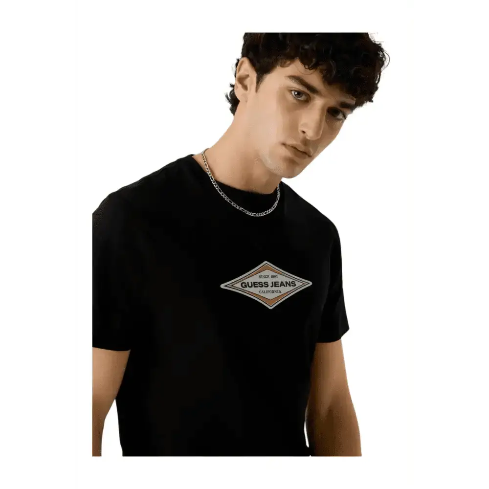 T-shirt con logo stampato Uomo Guess Jeans - Follower SRL