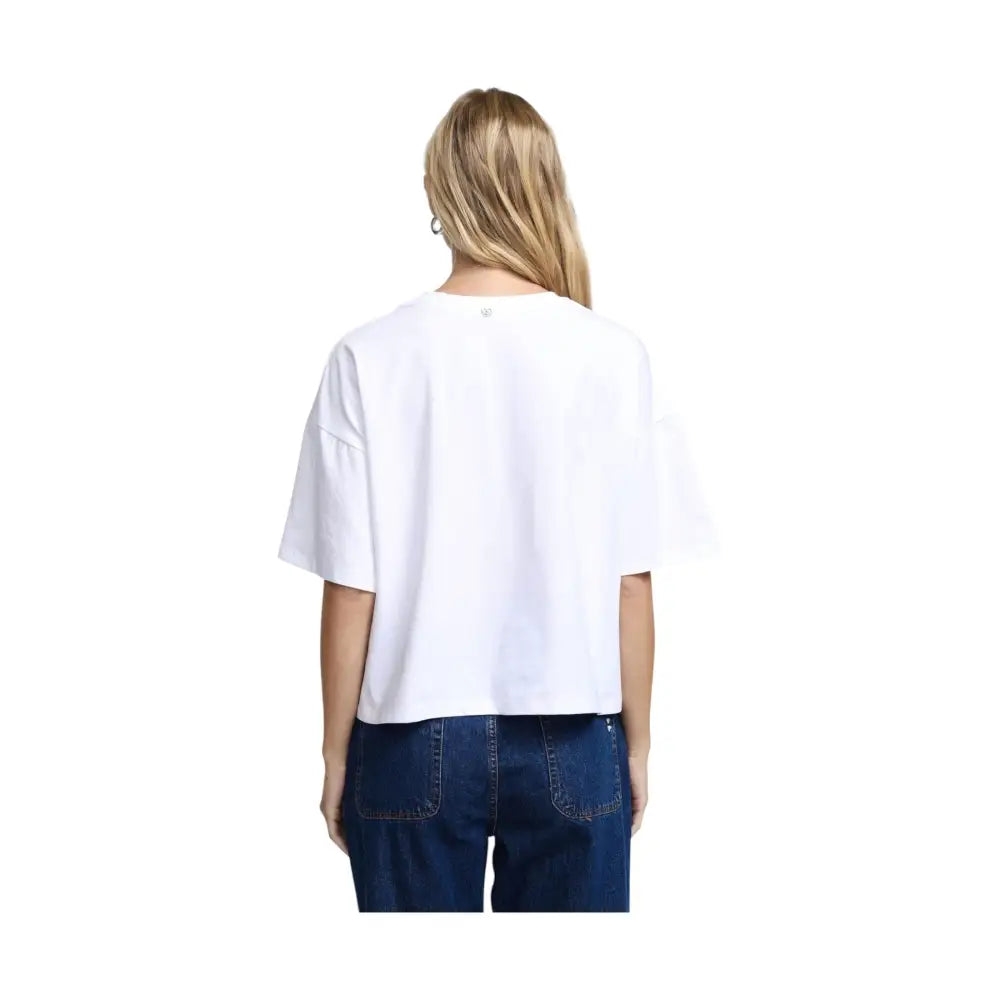 T-shirt con nastro decorativo Donna Please Please