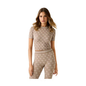 T-shirt crop logo 4G Donna Guess Activewear Guess Activewear