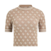 T-shirt crop logo 4G Donna Guess Activewear Guess Activewear