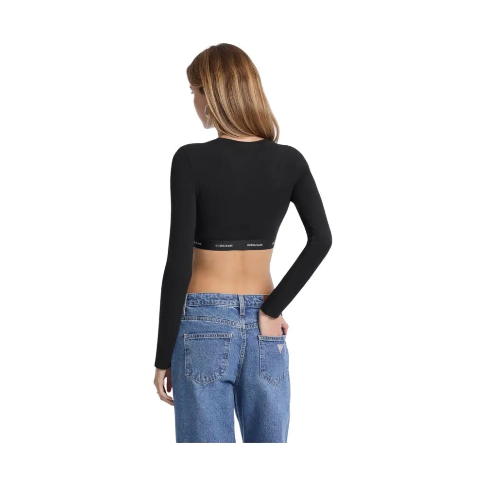T-shirt crop manica lunga Donna Guess Jeans Guess Jeans