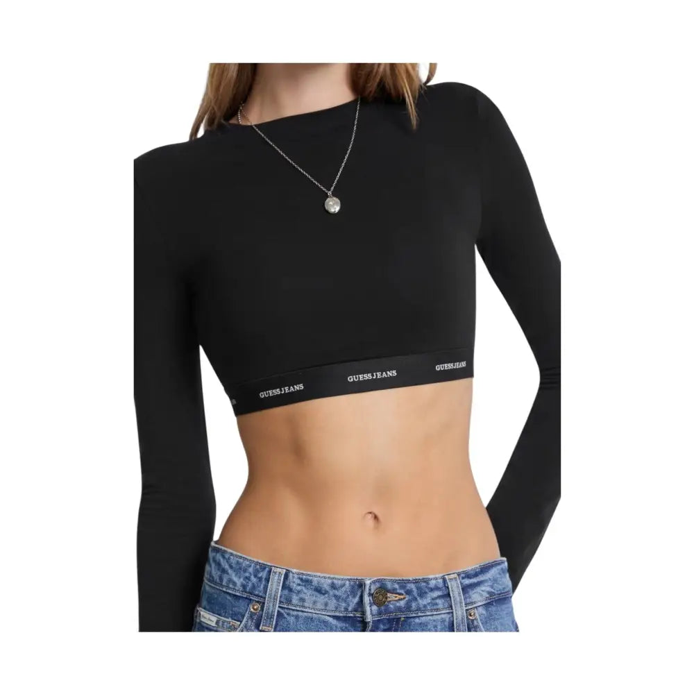 T-shirt crop manica lunga Donna Guess Jeans Guess Jeans