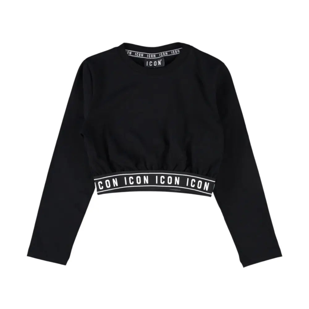 T-shirt cropped manica lunga Bambina Icon Icon