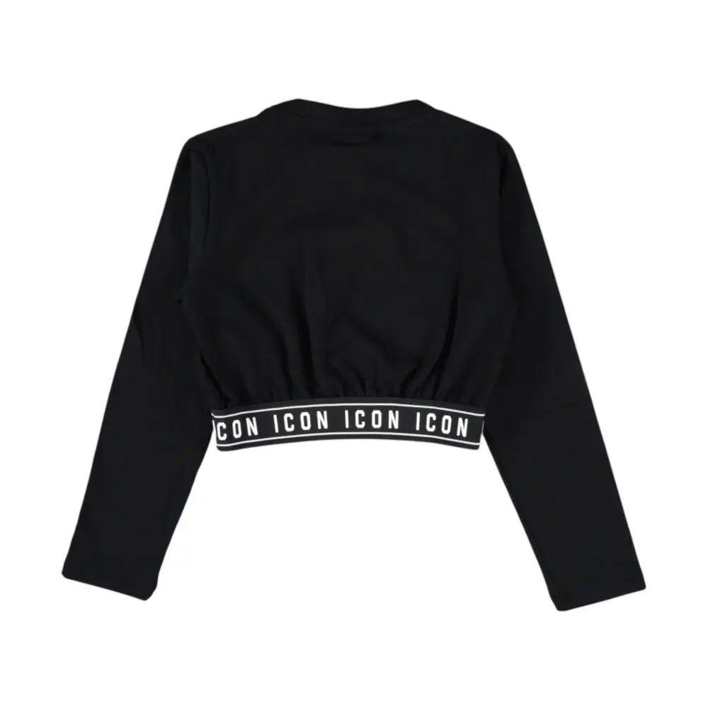 T-shirt cropped manica lunga Bambina Icon Icon