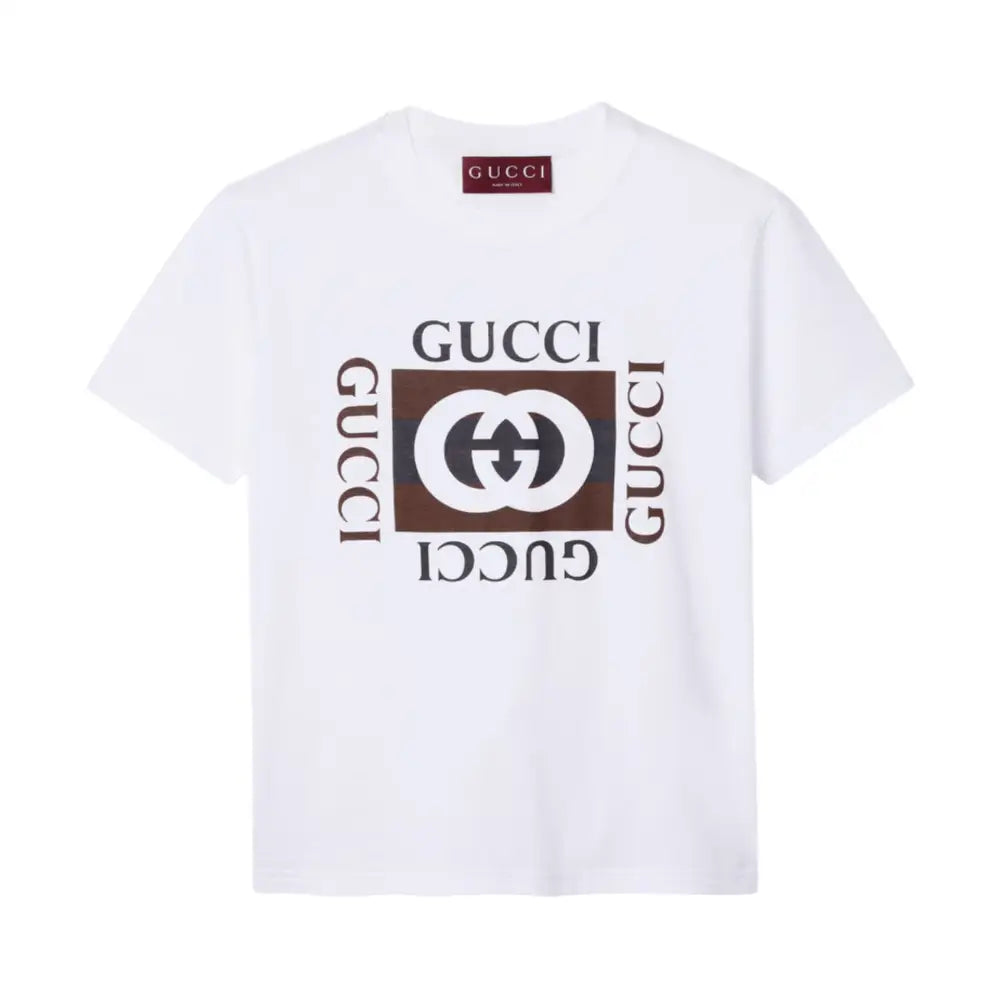 T-shirt Donna Gucci stampa gucci Gucci