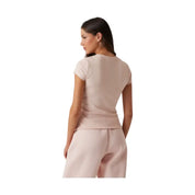 T-shirt Donna Guess Activewear logo strass Guess Activewear