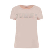 T-shirt Donna Guess Activewear logo strass Guess Activewear