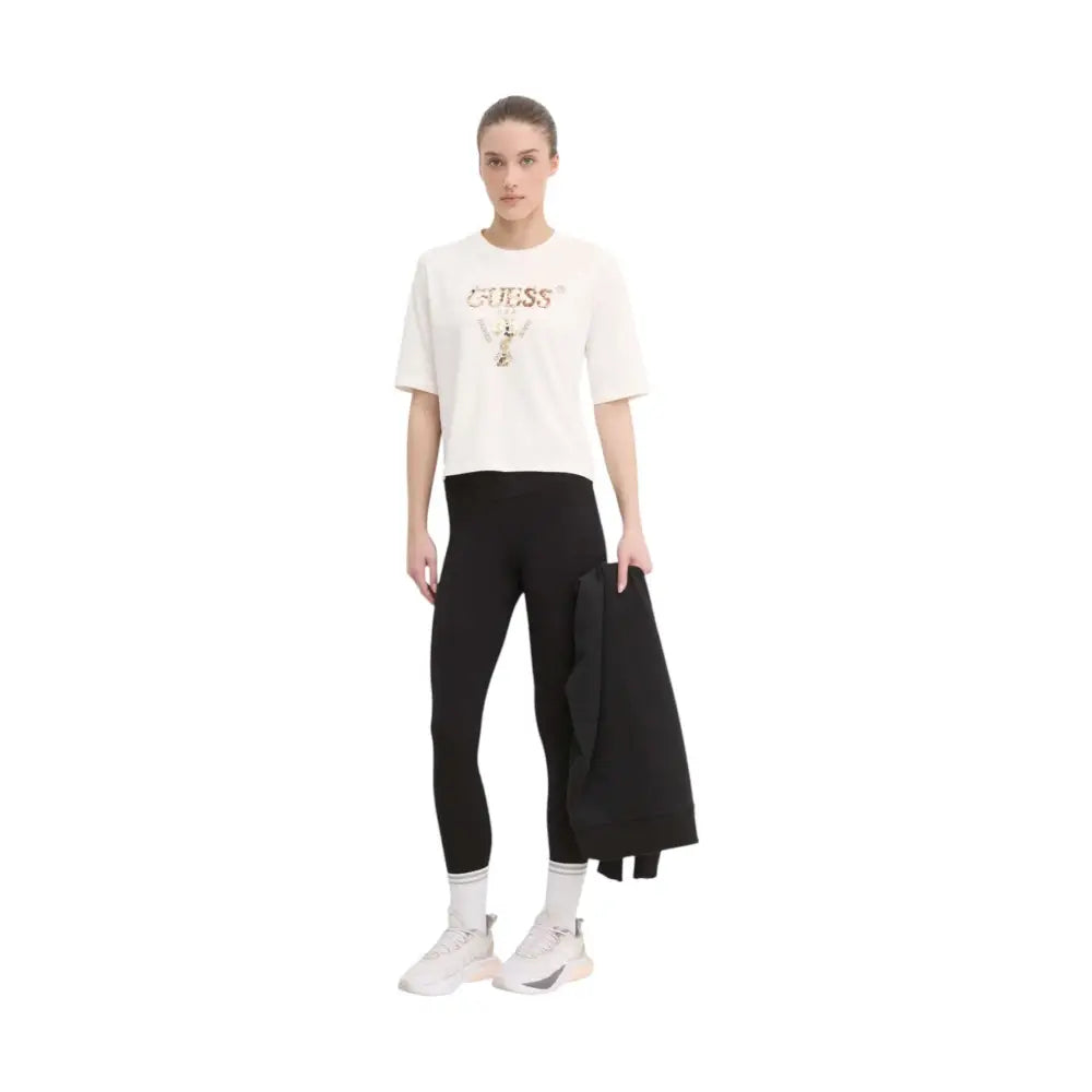 T-shirt Donna Guess Activewear paillettes Guess Activewear