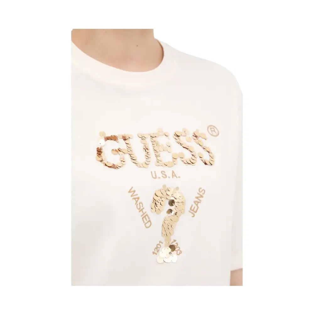T-shirt Donna Guess Activewear paillettes Guess Activewear