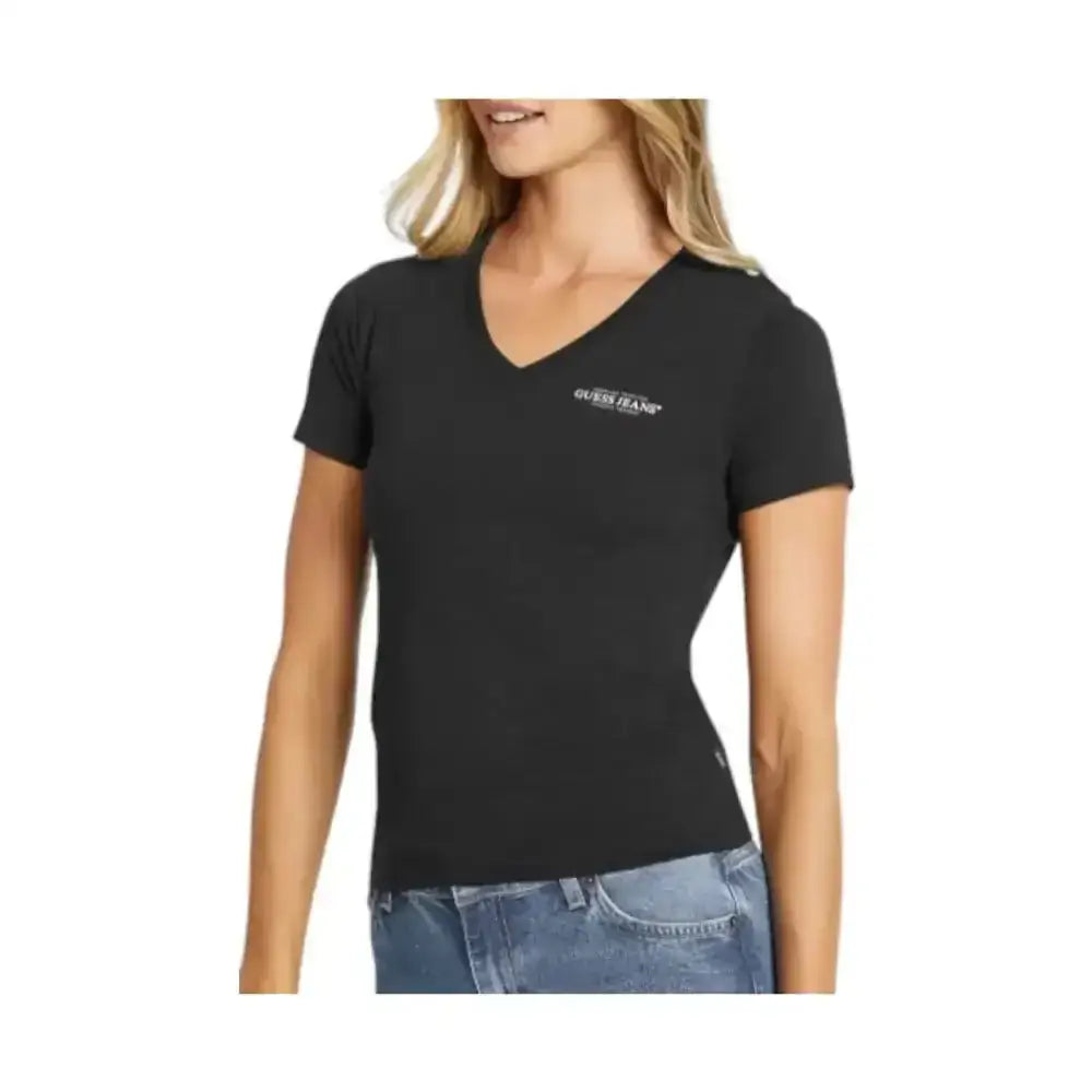 T-shirt Donna Guess Jeans a V American Tradition - Follower SRL