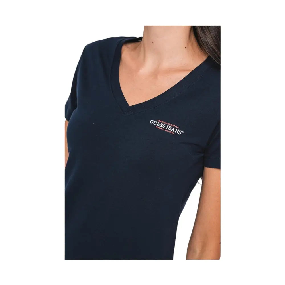 T-shirt Donna Guess Jeans a V American Tradition Guess Jeans