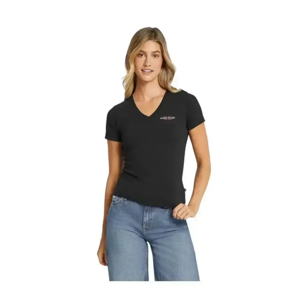 T-shirt Donna Guess Jeans a V American Tradition - Follower SRL