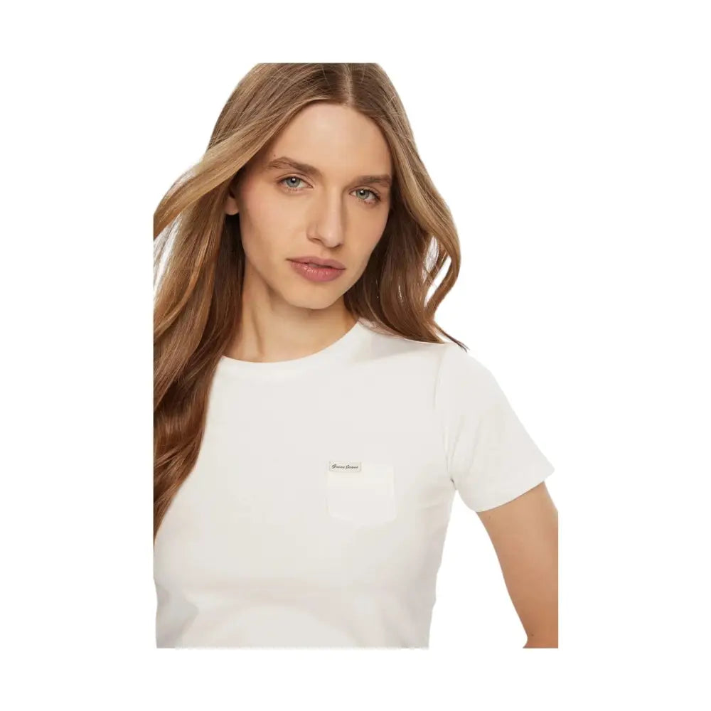 T-shirt Donna Guess Jeans con taschino Guess Jeans