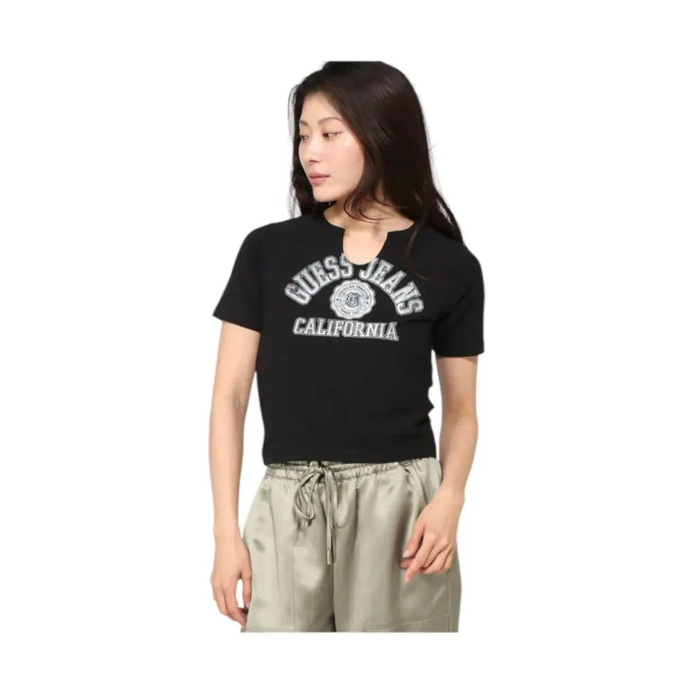 T-shirt Donna Guess Jeans Crop Guess Jeans