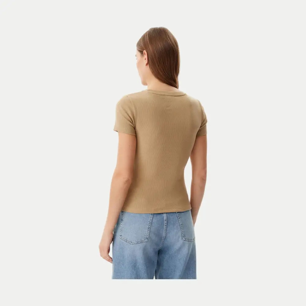 T-shirt Donna Guess Jeans Logo ricamato Guess Jeans