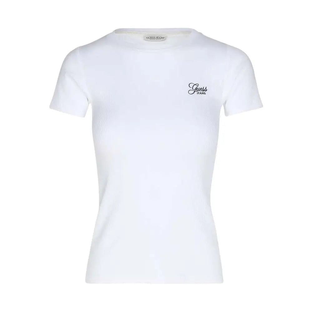 T-shirt Donna Guess Jeans Logo ricamato Guess Jeans