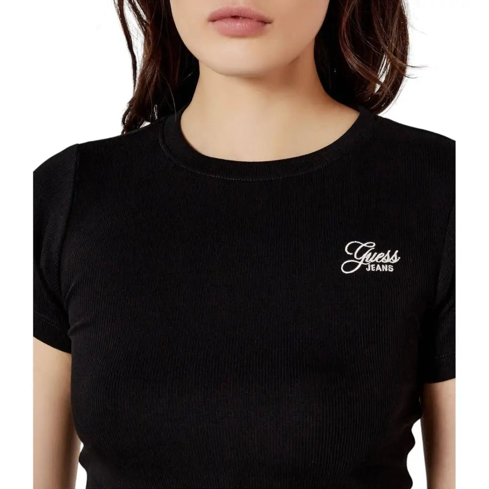 T-shirt Donna Guess Jeans Logo ricamato Guess Jeans