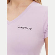 T-shirt Donna Guess Jeans scollo a V American Tradition Guess Jeans