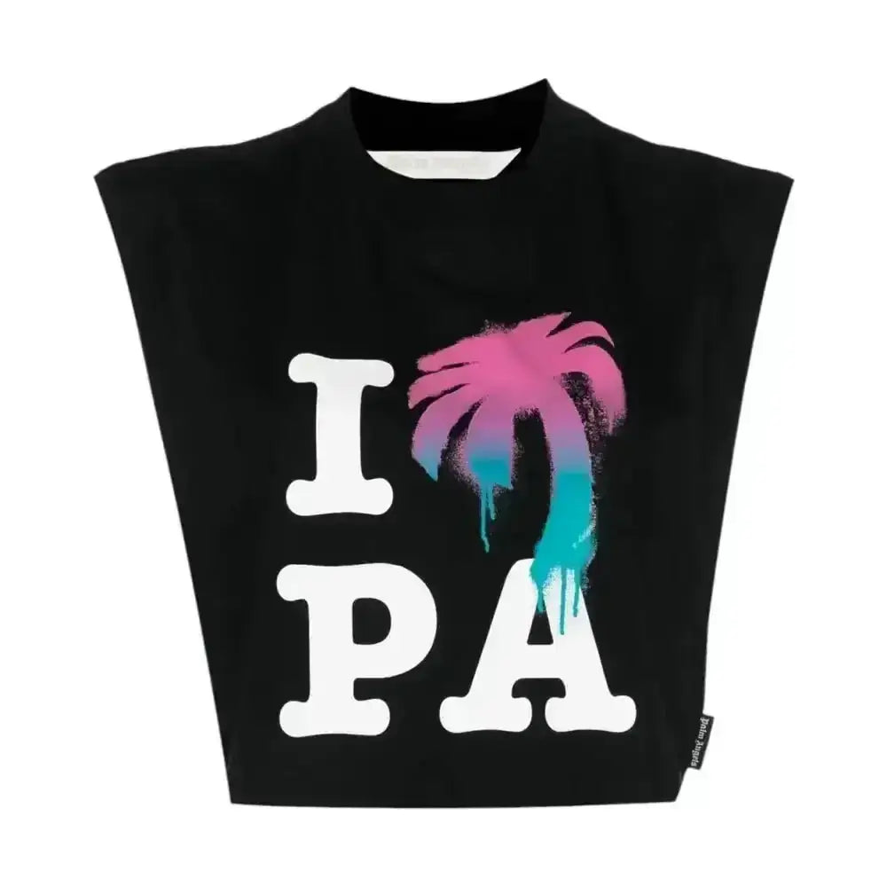 T-shirt Donna Palm Angels I Love Pa - Follower SRL