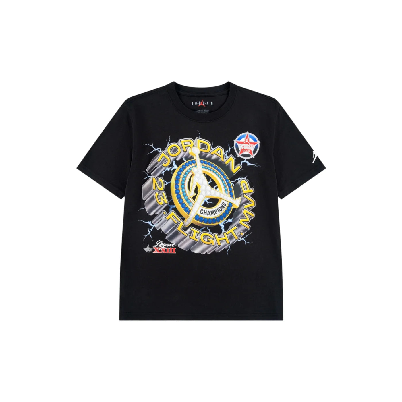T-shirt flight bambino nero jordan