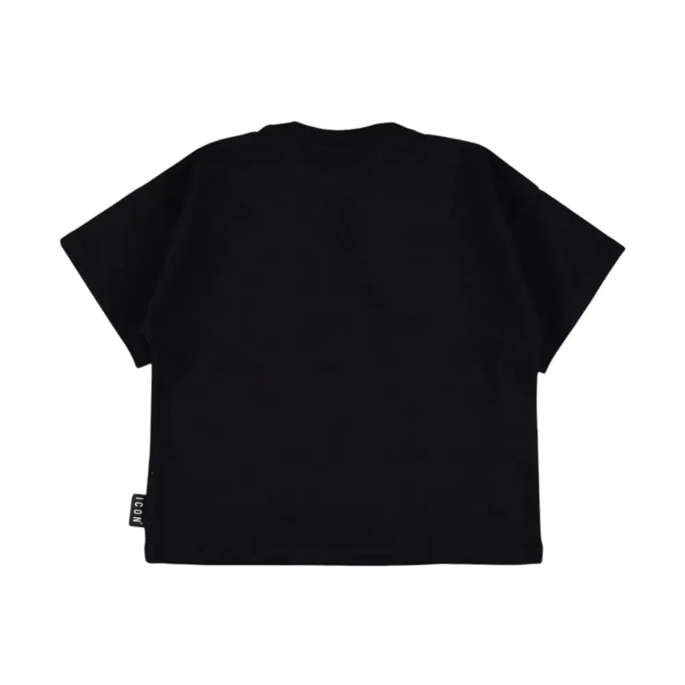 T-shirt logo strass Bambina Icon Icon