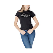 T-shirt logo strass Donna Guess Activewear Guess Activewear