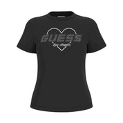 T-shirt logo strass Donna Guess Activewear Guess Activewear