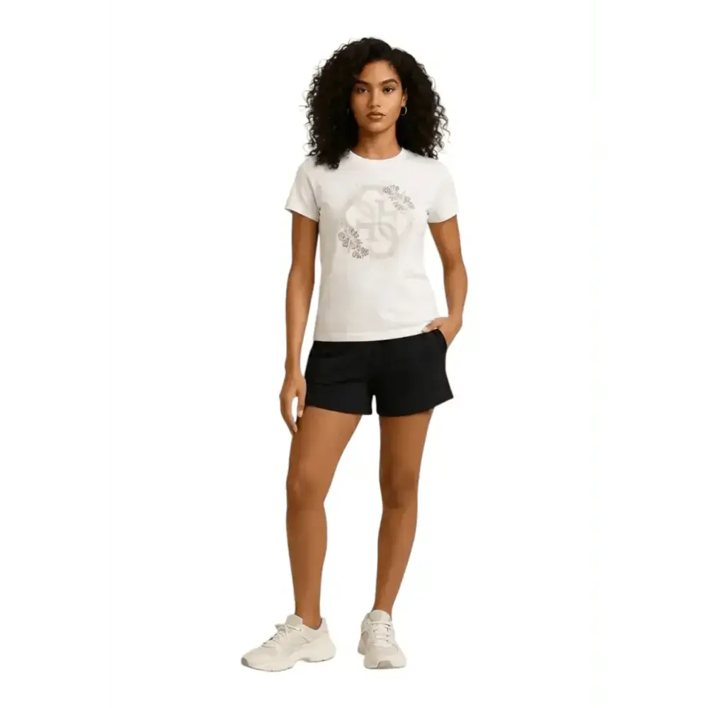 T-shirt manica corta con strass Donna Guess Beachwear - Follower SRL