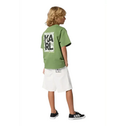 T-shirt manica corta Karl Lagerfeld Bambino Verde - Follower SRL