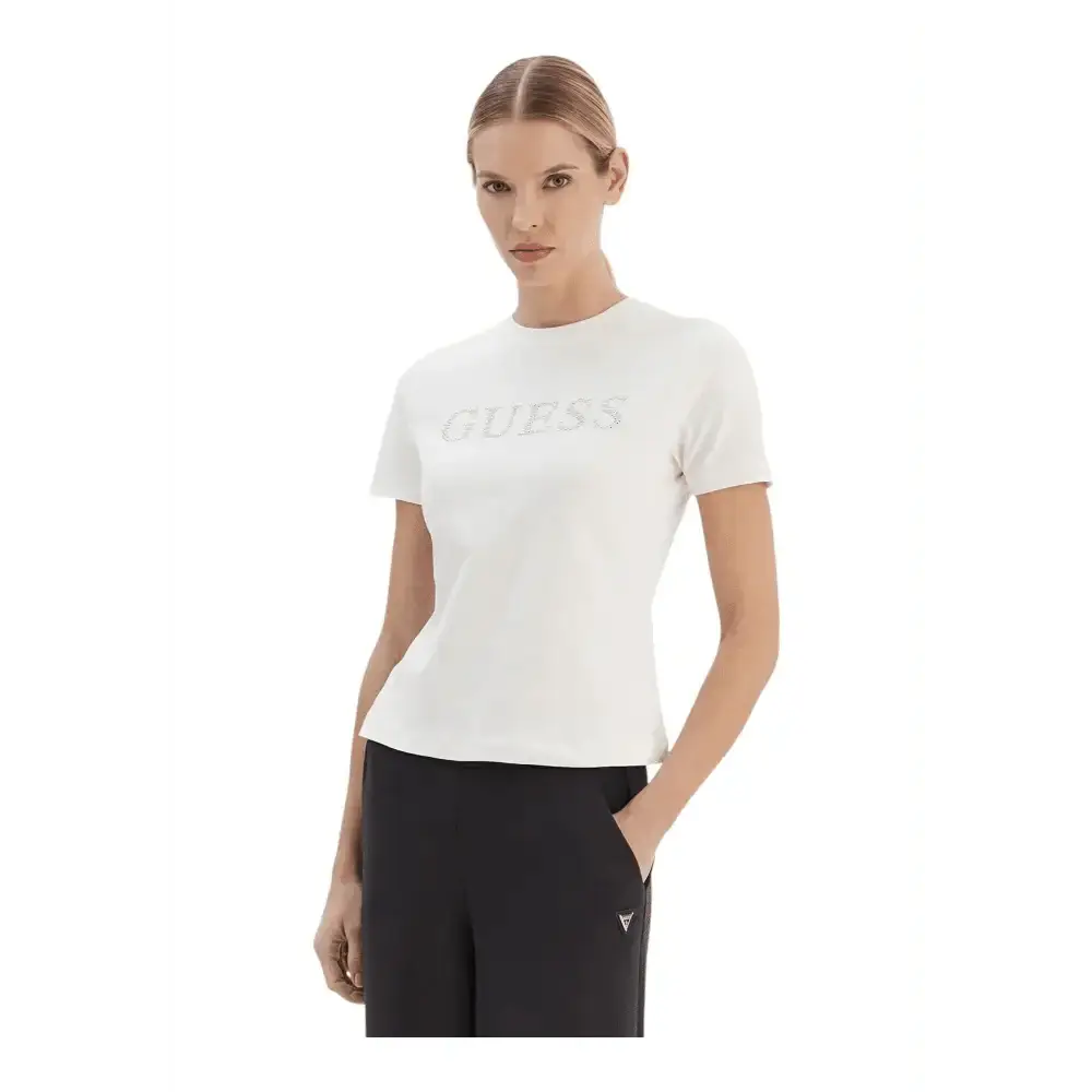T-shirt manica corta logo borchie Donna Guess Activewear - Follower SRL