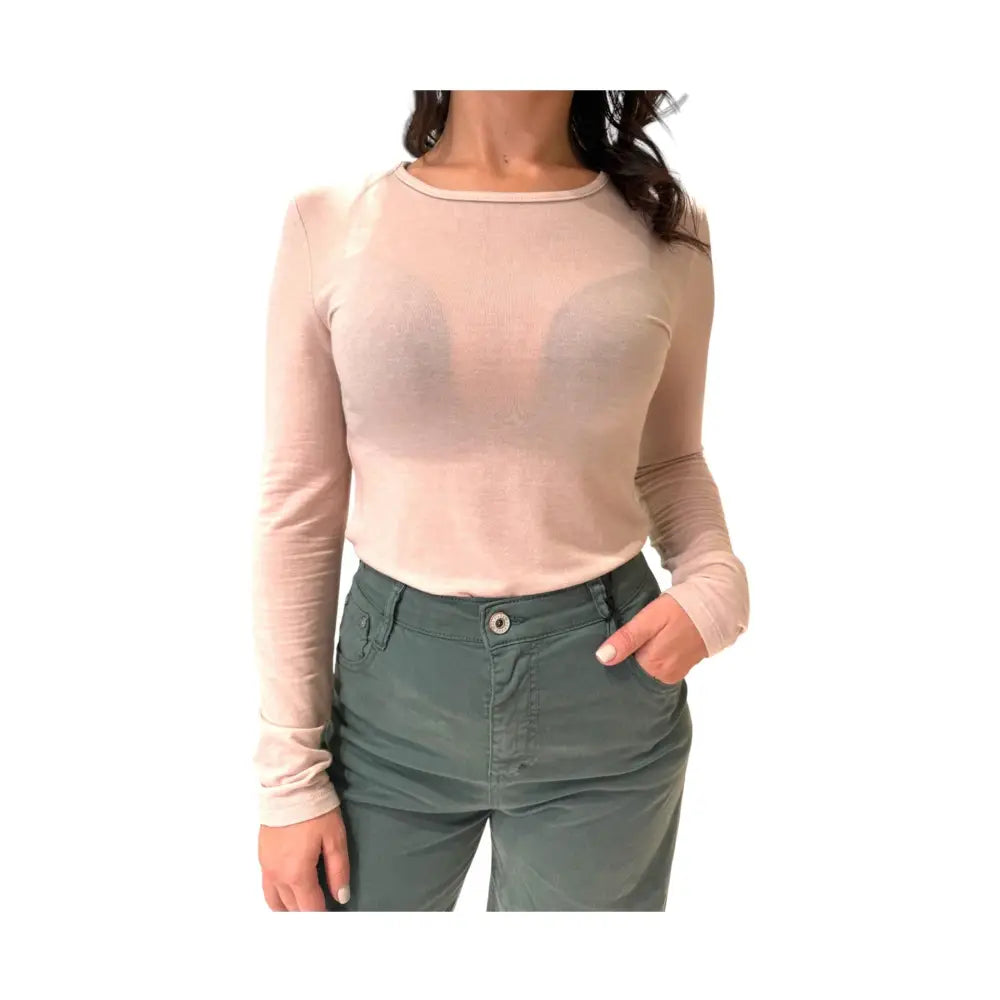 T-shirt manica lunga Donna Please Please