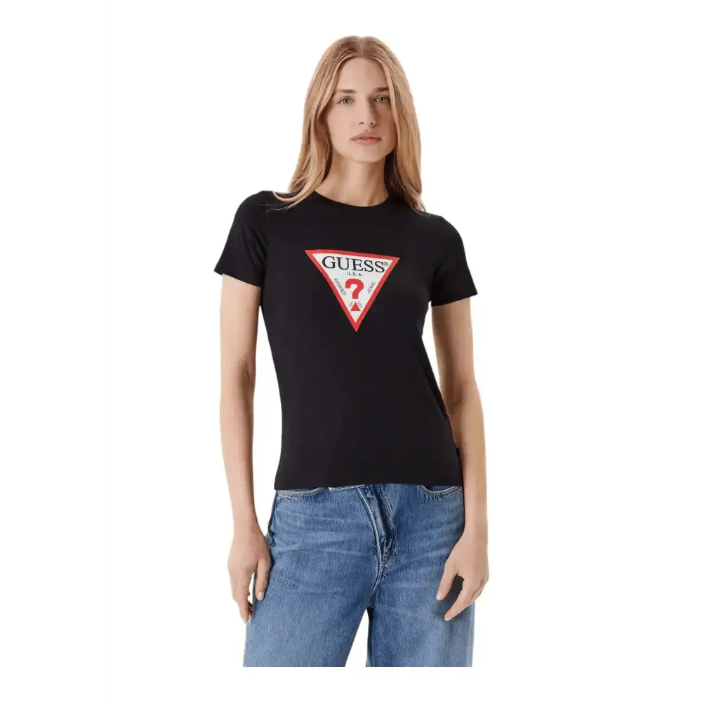 T-shirt maxi logo Donna Guess Jeans - Follower SRL