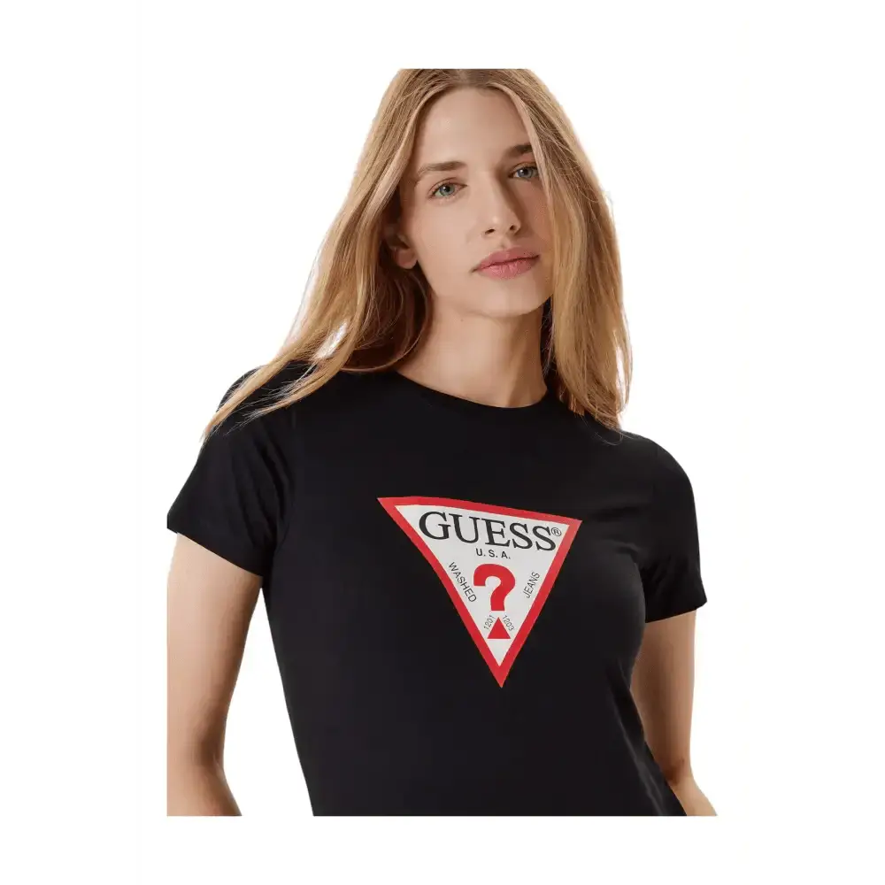 T-shirt maxi logo Donna Guess Jeans - Follower SRL