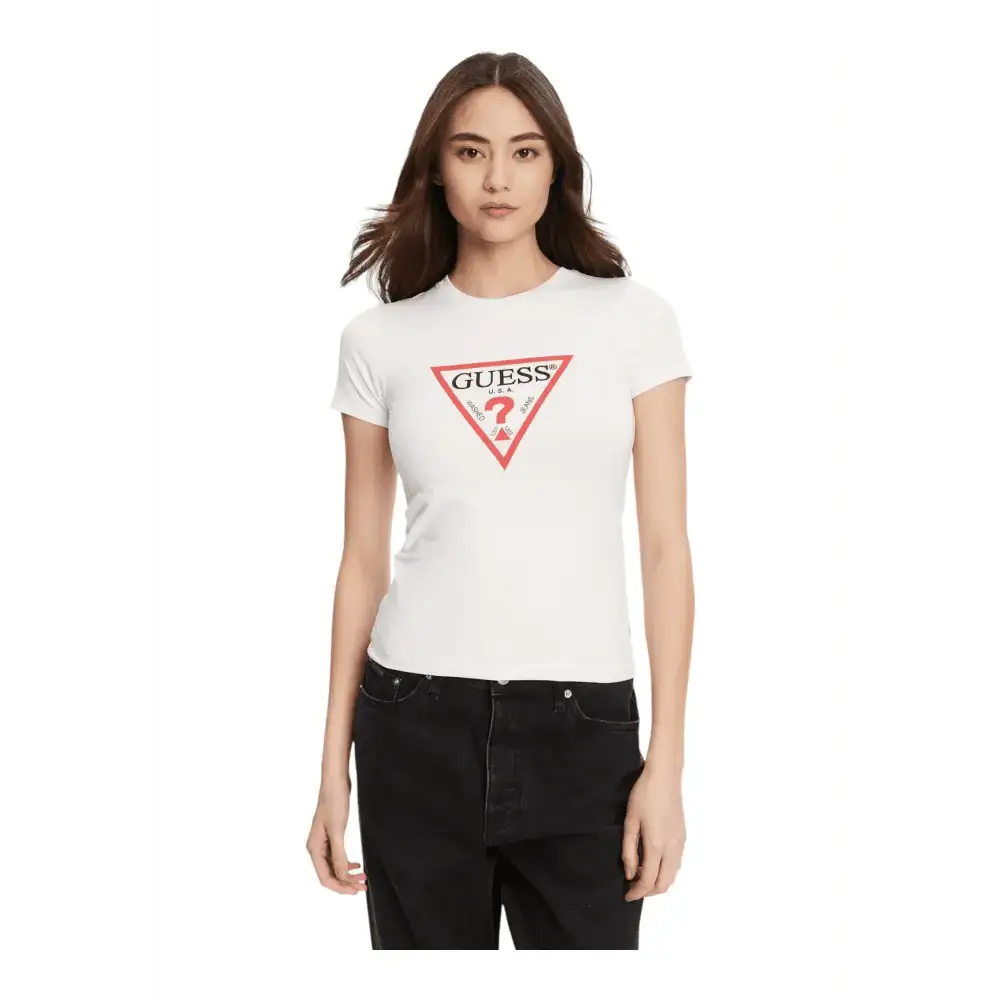 T-shirt maxi logo Donna Guess Jeans - Follower SRL