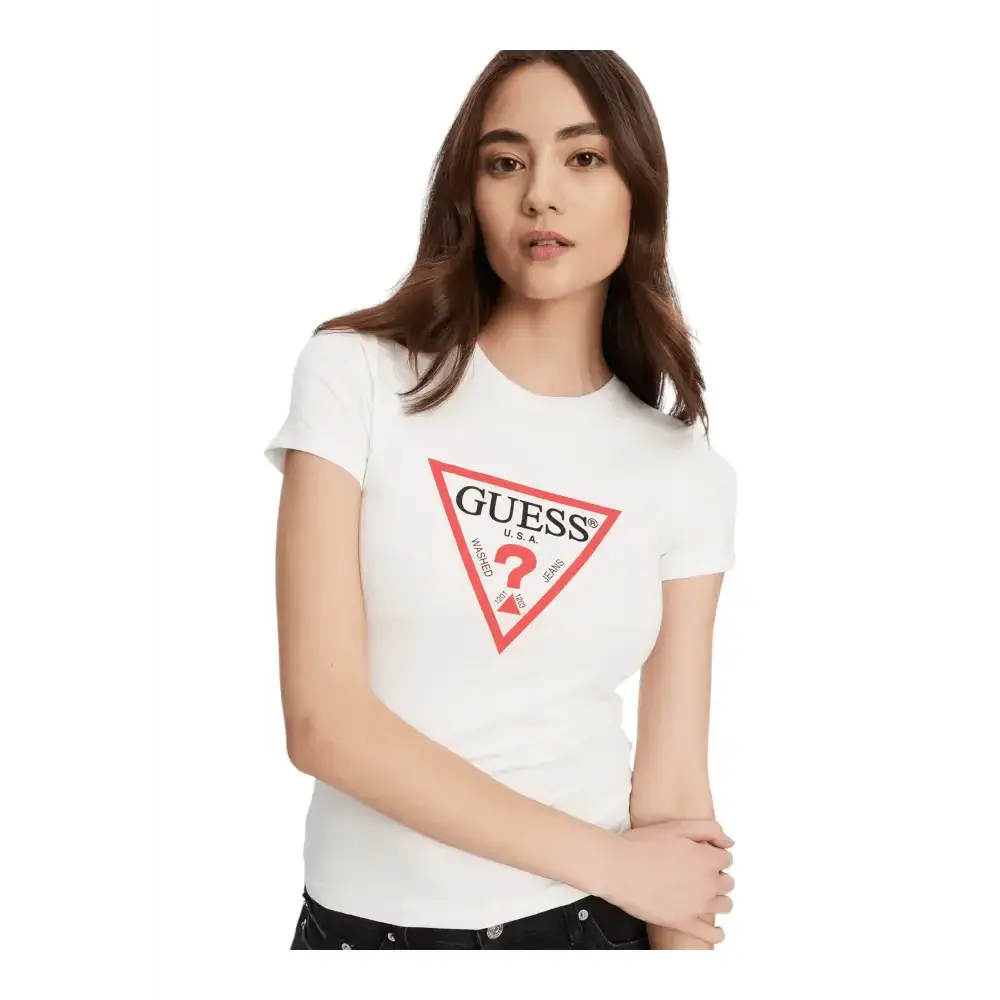 T-shirt maxi logo Donna Guess Jeans - Follower SRL