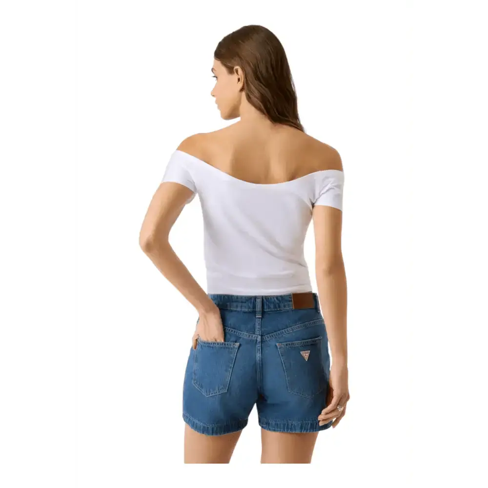 T-shirt off - shoulder Donna Guess Jeans - Follower SRL
