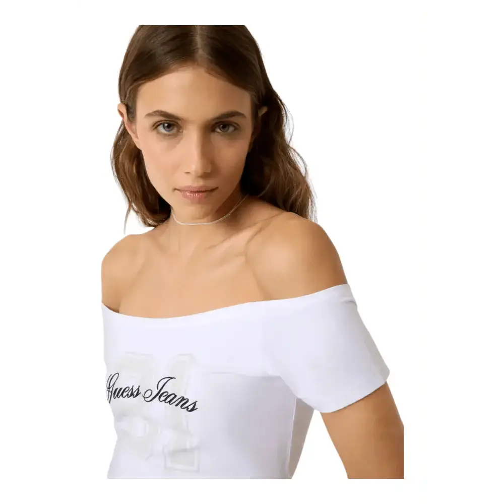 T-shirt off - shoulder Donna Guess Jeans - Follower SRL