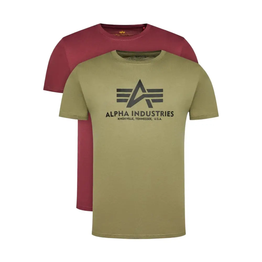 T-shirt Uomo Alpha Industries 2 pack Regular Fit Alpha Industries