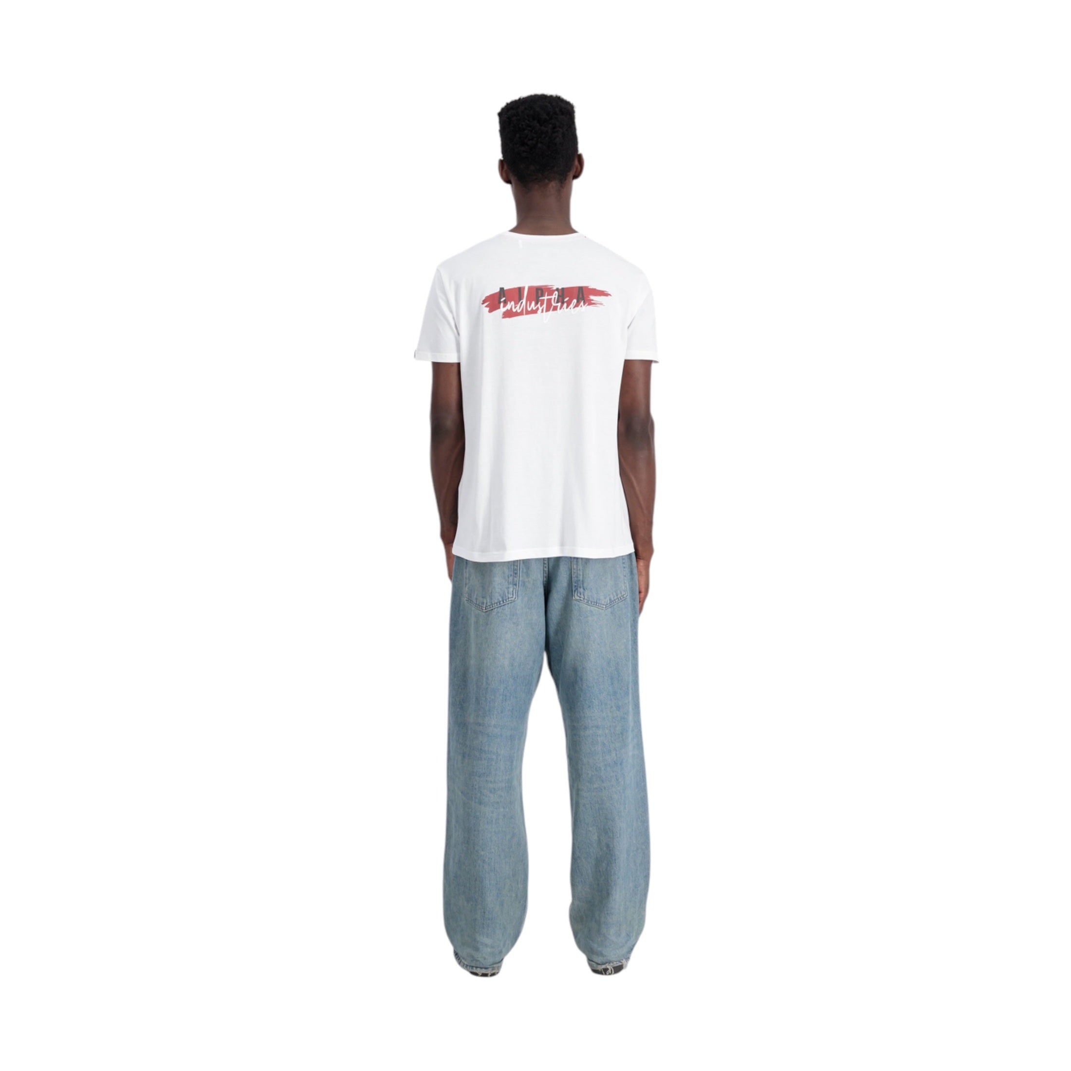 T-shirt Uomo Alpha Industries Signature Puff Print Alpha Industries