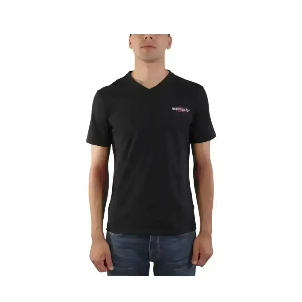 T-shirt Uomo Guess Jeans scollo a V American Tradition - Follower SRL