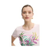 T-shirt vestibilità slim logo triangolo Donna Guess Guess